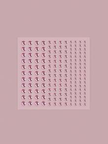 1 Miếng Ánh sáng Màu hồng Hình thoi Mặt Long lanh Đối với DIY Trang điểm Và Lễ hội Mặc - Hồng - Xem 3