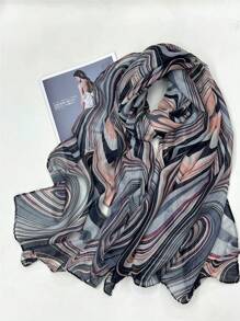 Khăn choàng chống nắng họa tiết xoáy độc đáo Boho 1 Khăn quàng cổ nữ du lịch thiết yếu, thời trang & đa năng - Nhiều màu - Xem 8