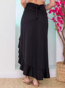 Women Swim Dresses - Black - View 3