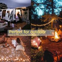 LED String Lights Battery Powered,Outdoor Fairy String Lights For Wedding Party Garden Decoration( Warm White ) - White - View 5