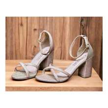 Women Heeled Sandals - Beige - View 5
