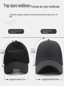 Men Baseball Cap For Daily Use For Summer Gift For Friend Casual - Dark Grey - View 2