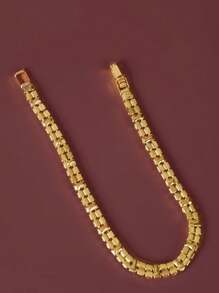 1入流行女式多彩鑽石手鍊，簡約個性細鏈手鍊 - 彩色 - 查看 9