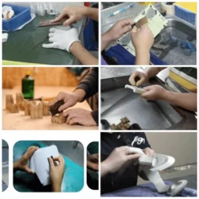 20入組600砂粒(14*23cm)網狀砂紙,適用於工業產品,金屬加工,汽車拋光,亞克力拋光,家具打磨,濕/乾打磨玉石 - 黑色 - 查看 5