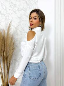 Women Blouses - trắng - Xem 2