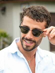 Men Fashion Glasses - Green - View 1