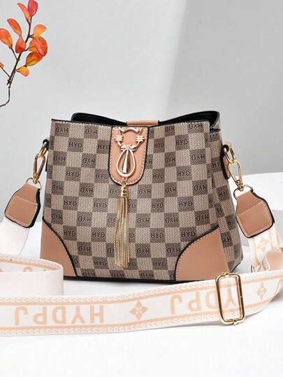 Women's Fashionable Shoulder, Simple Crossbody Bucket Bag, Mother Day Gifts, Mom Gifts, Mommy's EssentialsMommy Bag For Going Out, Best Mother's Day Gift Ideas