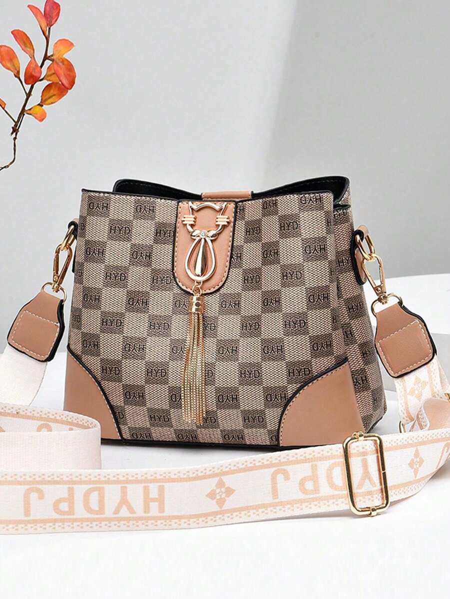 Women's Fashionable Shoulder, Simple Crossbody Bucket Bag, Mother Day Gifts, Mom Gifts, Mommy's EssentialsMommy Bag For Going Out, Best Mother's Day Gift Ideas