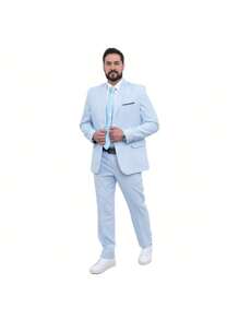 Men Suits - Màu xanh nhạt - Xem 3