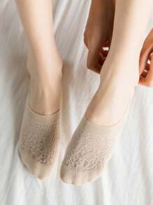 1/5 đôi tất nữ, tất cổ thấp, tất vô hình, tất thuyền, tất ngắn, tất trắng, tất mắt cá chân, tất nữ, thấm hút ẩm và thoáng khí, thích hợp để mặc hàng ngày, thể thao tại nhà, đồ công sở, thiết kế hoạt hình dễ thương, thích hợp cho mọi mùa và nhiều ngày lễ khác nhau, tất vô hình và tất ngắn, phối màu ngẫu nhiên. - Nhiều màu - Xem 3