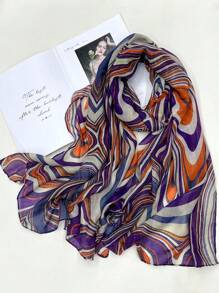 Khăn choàng chống nắng họa tiết xoáy độc đáo Boho 1 Khăn quàng cổ nữ du lịch thiết yếu, thời trang & đa năng - Nhiều màu - Xem 13