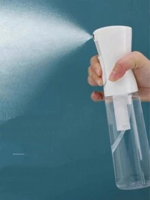1 Pieza Botella De Spray Continuo De Alta Presión, Rociador De Niebla Hidratante Para Viajar, Transparente - Blanco - Ver 2