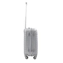 10KG Travel Suitcase With 360 Wheels And Telescopic Handle - Silver - View 4