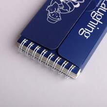 1本英文單字筆記本,方便學生快速記筆記,可攜式活頁筆記本,學習計劃 - 藏蓝色 - 查看 5