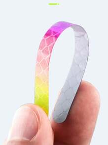Adhesivo Reflectante Para Bicicleta, Adhesivos De Llanta 3d Geniales, Calcomanías De Bicicleta De Alta Iluminación - Multicolor - Ver 9