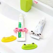 Cartoon Shaped Plastic Toothpaste Dispenser, Cartoon Manual Toothpaste Squeezer Multipurpose Lip Squeezer Kissing Toothpaste Squeezer - Multicolor - View 5