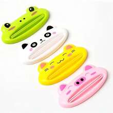 Cartoon Shaped Plastic Toothpaste Dispenser, Cartoon Manual Toothpaste Squeezer Multipurpose Lip Squeezer Kissing Toothpaste Squeezer - Multicolor - View 6