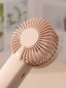 AOYI 1只可充電的便攜式手持簡易戶外小風扇,帶一檔調節和掛繩 - 粉色 - 查看 6