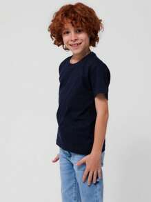 Young Boys T-Shirts - Màu xanh hải quân - Xem 3