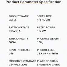 1pc Colorful 300ml Ultrasonic Humidifier-Usb Powered-Aromatherapy Essential Oil Diffuser For Room, Office, Desk, Home, Car -Air Purifier And Back-To-School Supplies - White - View 8