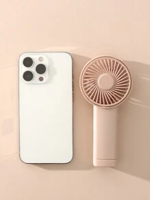 AOYI 1只可充電的便攜式手持簡易戶外小風扇,帶一檔調節和掛繩 - 粉色 - 查看 8
