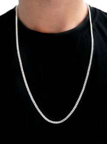 Men's Chain Necklaces - Plateado - Ver 1