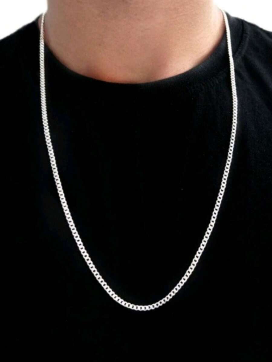 Men's Chain Necklaces - Plateado - Ver 1