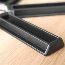 2入組abs鑄鐵隔熱墊,創意餐墊,可摺疊碗杯墊,家居廚房工具 - 黑色 - 查看 10