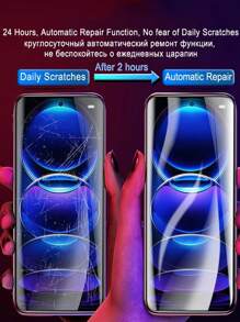 2 Stücke Vollabdeckung Hydrogel Bildschirmschutzfolie kompatibel mit Samsung Galaxy, iPhone, Redmi, Honor und weiteren Modellen. Einfach anzubringen, unterstützt Fingerabdruckentriegelung. Weiche Folie (kein gehärtetes Glas) kompatibel mit iPhone 16/16 Plus/16 Pro/16 Pro Max/15/15Pro/15 Plus/15 Pro Max. Geschenk für Geburtstag, Familie, Freunde. Handybildschirmschutz, Handyzubehör, wasserdicht, stoßfest, kratzfest, abriebfest.