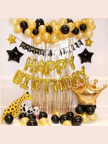 GLOBOS DECORATIVOS  para adorno de fiesta FELIZ CUMPLEAÑOS - Multicolor - Ver 11