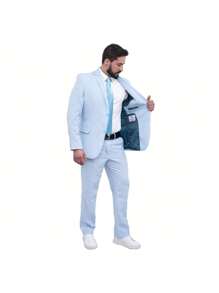 Men Suits - Màu xanh nhạt - Xem 1