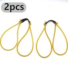 2入組彈弓橡皮筋,更換筋帶,狩獵射擊配件 - 素色 - 查看 1