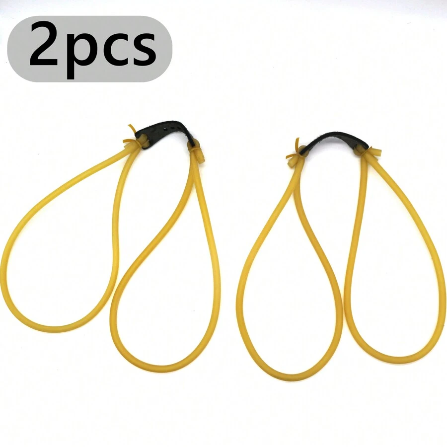 2入組彈弓橡皮筋,更換筋帶,狩獵射擊配件 - 素色 - 查看 1