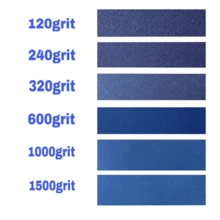 20入組600砂粒(14*23cm)網狀砂紙,適用於工業產品,金屬加工,汽車拋光,亞克力拋光,家具打磨,濕/乾打磨玉石 - 黑色 - 查看 2
