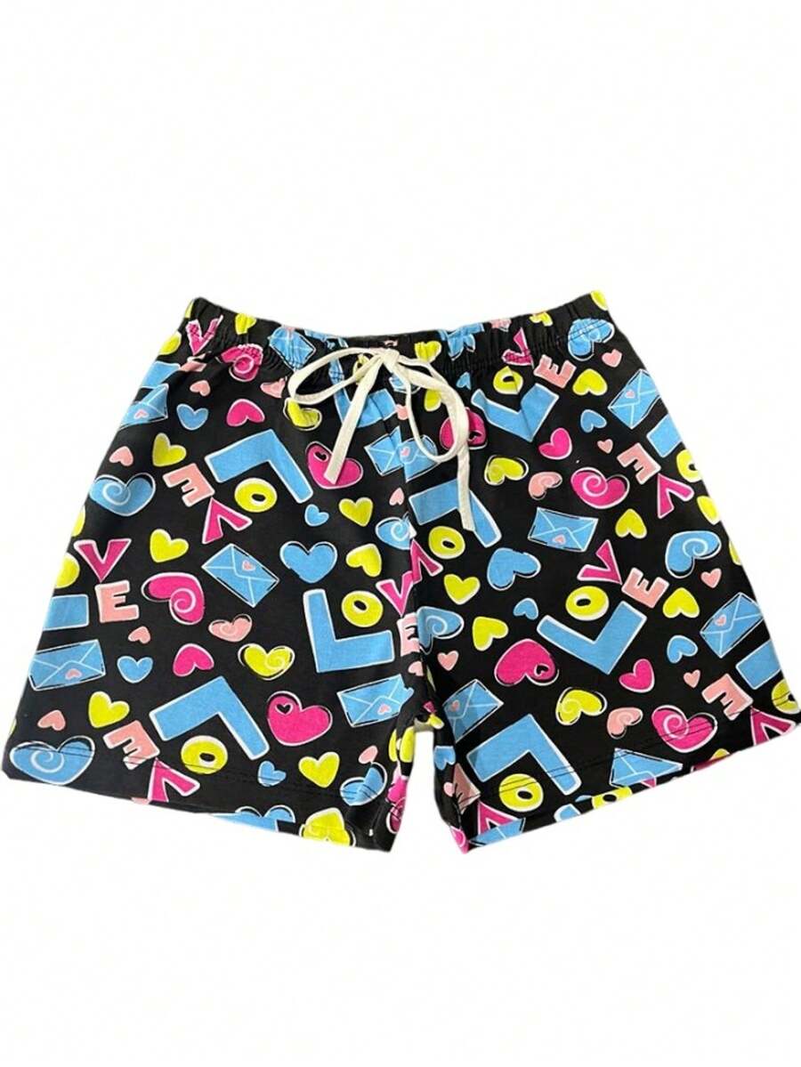 Teen Girls Shorts - Baby Blue - View 1