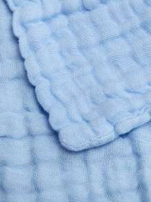 3 Piezas De Pañuelos De Alimentación Para Bebés De Color Sólido En Forma De Toalla - azul blanco verde - Ver 4