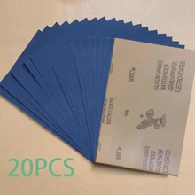 20入組600砂粒(14*23cm)網狀砂紙,適用於工業產品,金屬加工,汽車拋光,亞克力拋光,家具打磨,濕/乾打磨玉石 - 黑色 - 查看 1