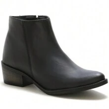 Women Mid-Calf Boots - 黑色 - 查看 5