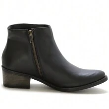 Women Mid-Calf Boots - 黑色 - 查看 1