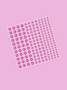 1pc Light Pink Diamond Face Glitter Suitable For Face And Eye Makeup - Pink - View 6