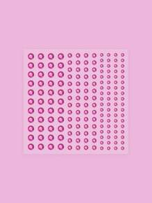 1pc Light Pink Diamond Face Glitter Suitable For Face And Eye Makeup - Pink - View 3