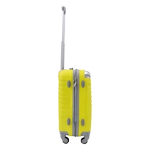 10KG Travel Suitcase With 360 Wheels And Telescopic Handle - Yellow - View 3