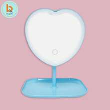 BUYTITI Espejo en forma de corazon con luz LED espejo cosmético HZJ-922 - Multicolor - Ver 9