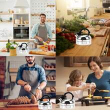 1pc 60 Minute Kitchen Timer Alarm Mechanical Teapot Shaped Timer Clock Counting Tools(6.0 X 5.8cm)