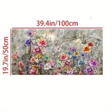1pc Canvas Poster, Modern Art, Abstract Painting Large Wall Art Colorful Canvas Decorative Picture, Ideal Gift For Bedroom Living Room Corridor, Wall Art, Wall Decor, Fall Decor, Wall Decor, Room Decoration, No Frame