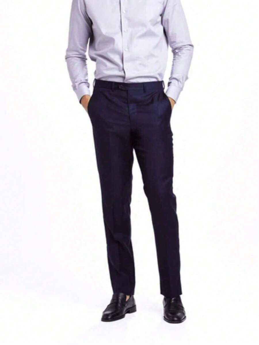 Men Suit Pants - Azul Marino - Ver 1