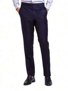 Men Suit Pants - Azul Marino - Ver 2