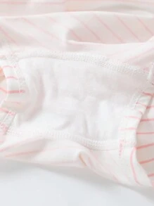 少女們的4入組甜美可愛卡通花紋印花短褲,四季皆宜