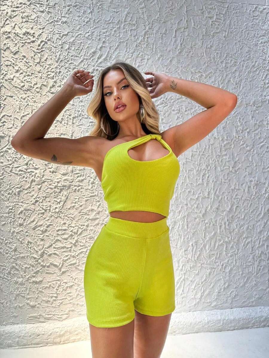 Women Two-Piece Outfits - Màu xanh Ô liu - Xem 1