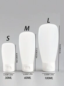 1 件/2 件便携式旅行分配瓶，带挤压功能，30ml/60ml/100ml 塑料容器，适用于香水、乳液、洗面奶、沐浴露、洗发水、客厅家居卧室浴室家居装饰、旅行用品、婚礼、派对、生日、送给男士、妈妈、爸爸、朋友的礼物、新年、配饰、趣味礼物